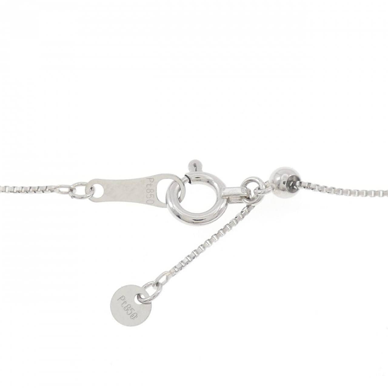 PT900/PT850 エメラルド ネックレス 0.55CT