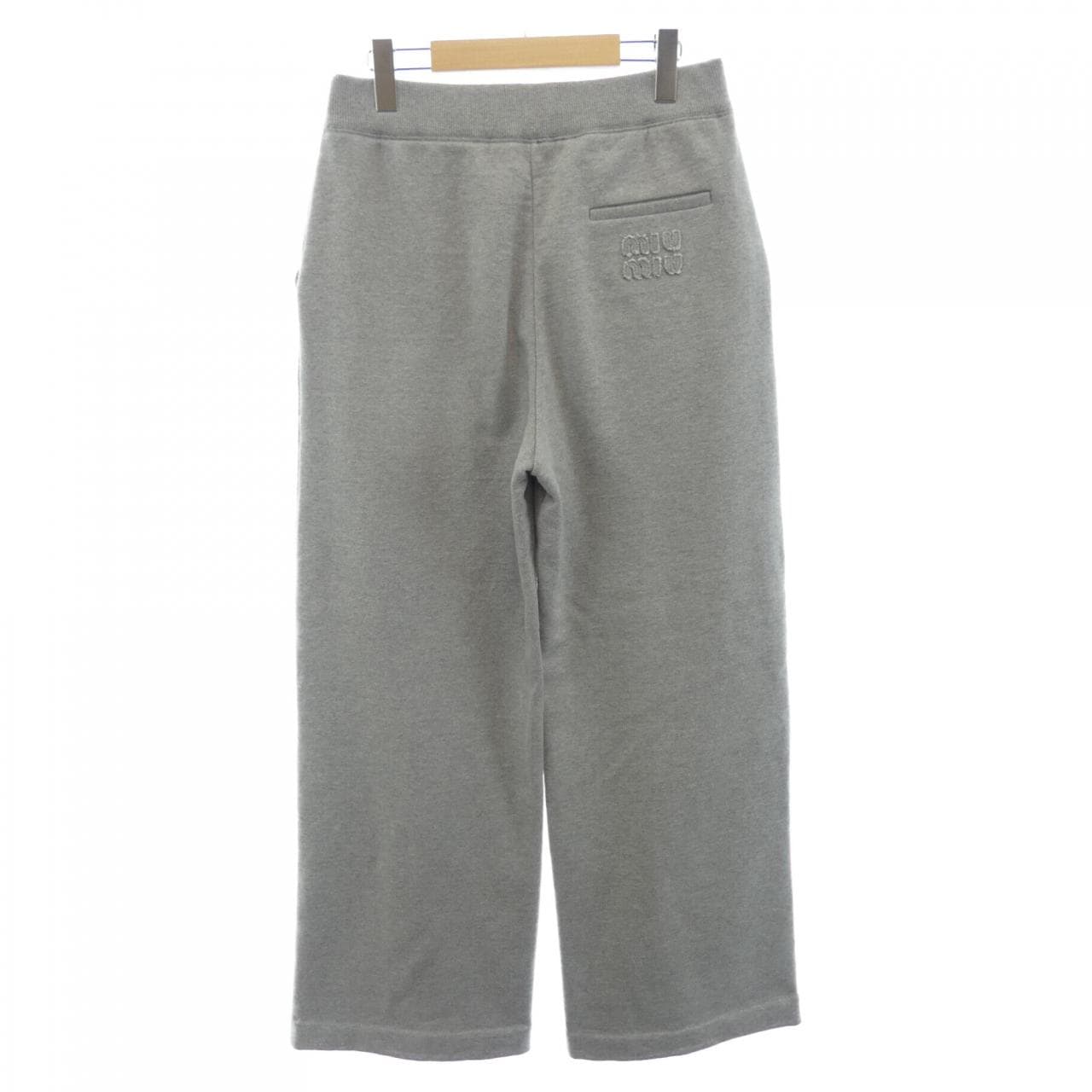 ミュウミュウ MIU MIU コットンフリース パンツ MJP335 SOOO 13UK パンツ