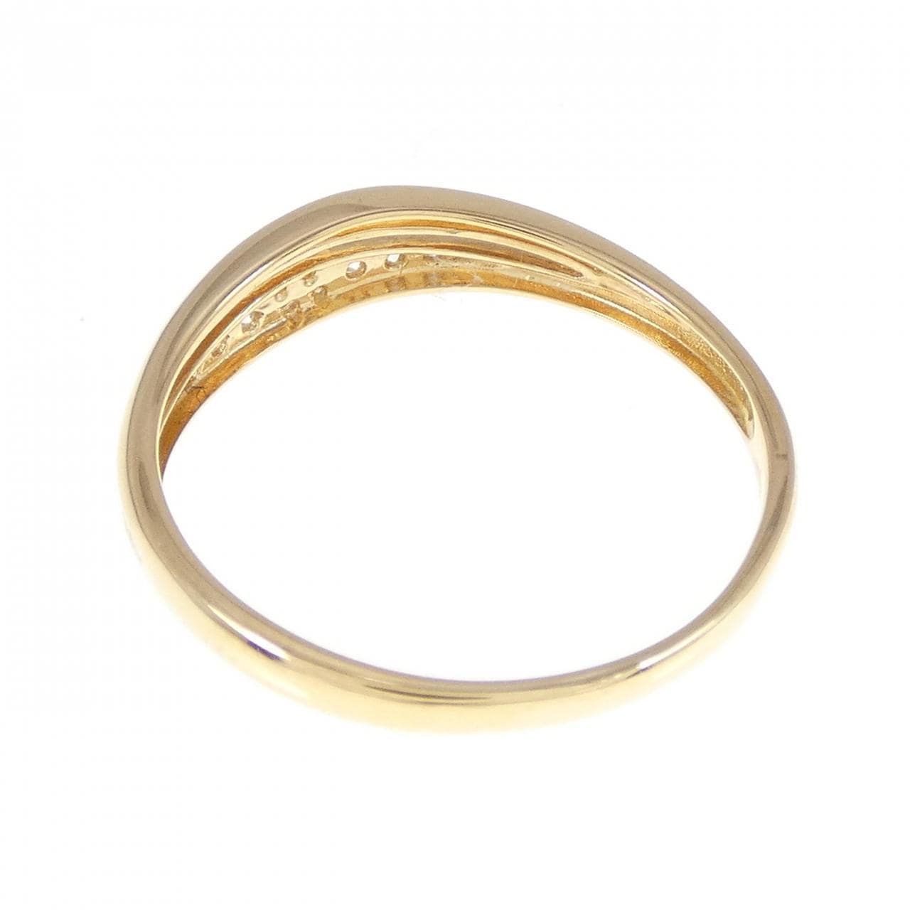 K18YG Diamond ring