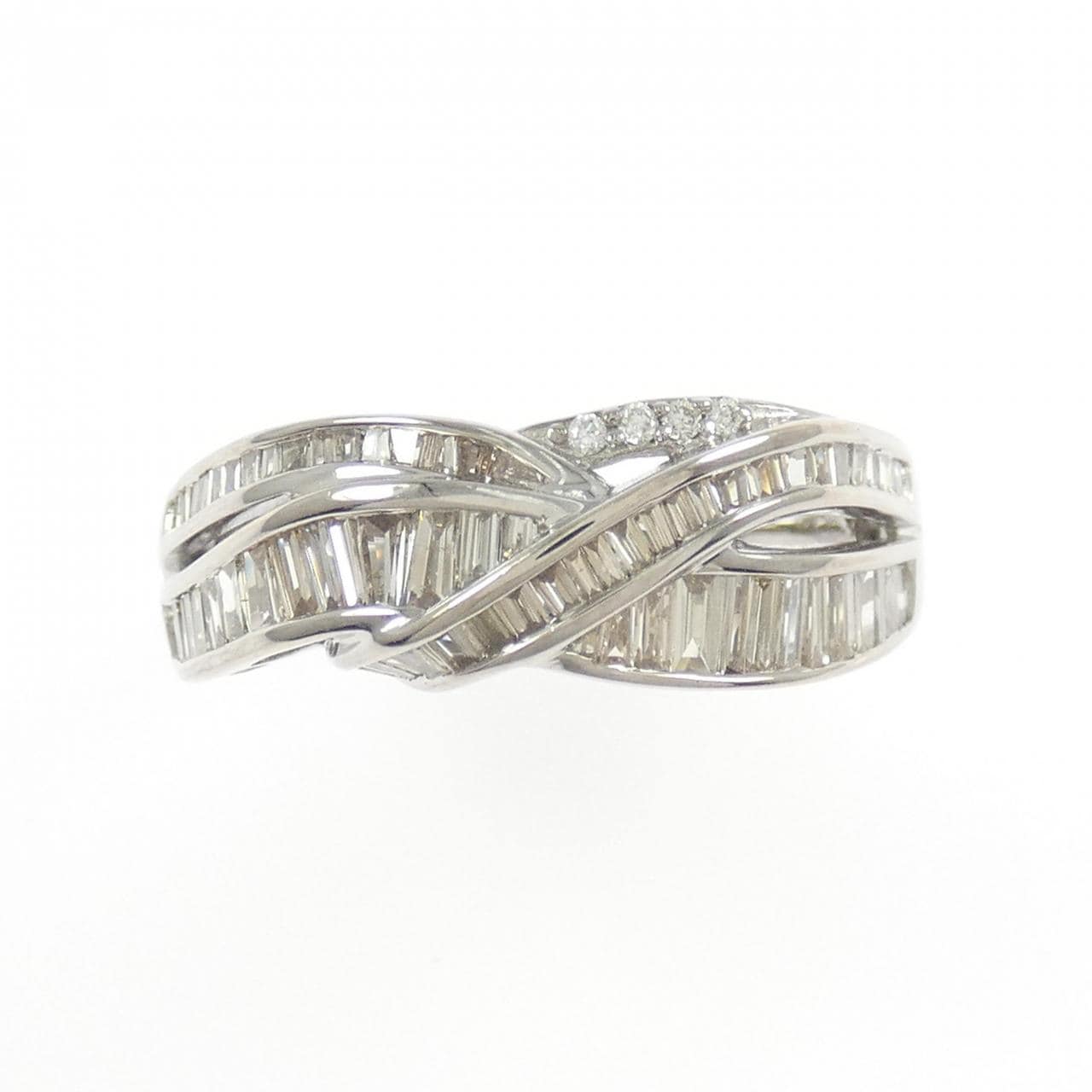 K18WG ダイヤモンド リング 0.70CT