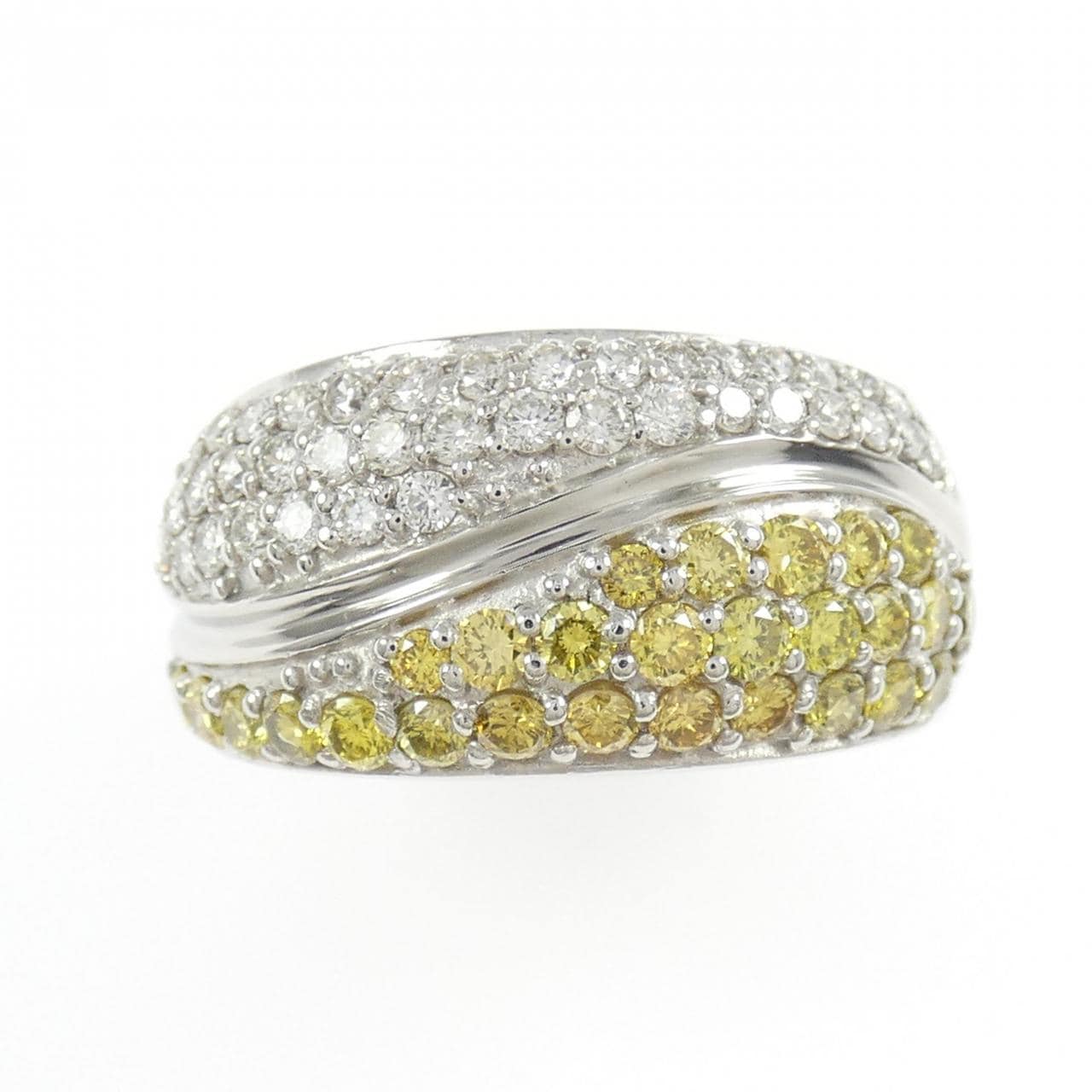 PT900钻石戒指 0.74克拉