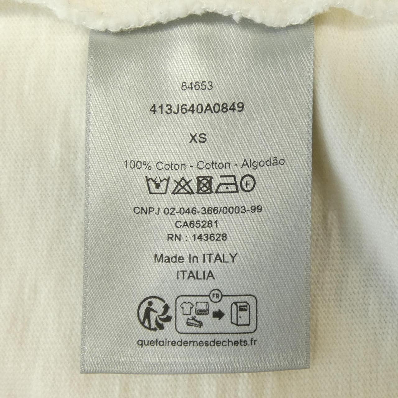 ディオール DIOR DIOR 47 スラブコットンジャージー 413J640A0849 Tシャツ