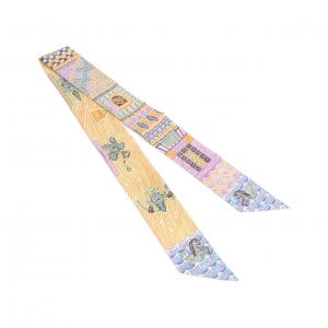 エルメス SUPER SILK QUEST ツイリー 064011S スカーフ