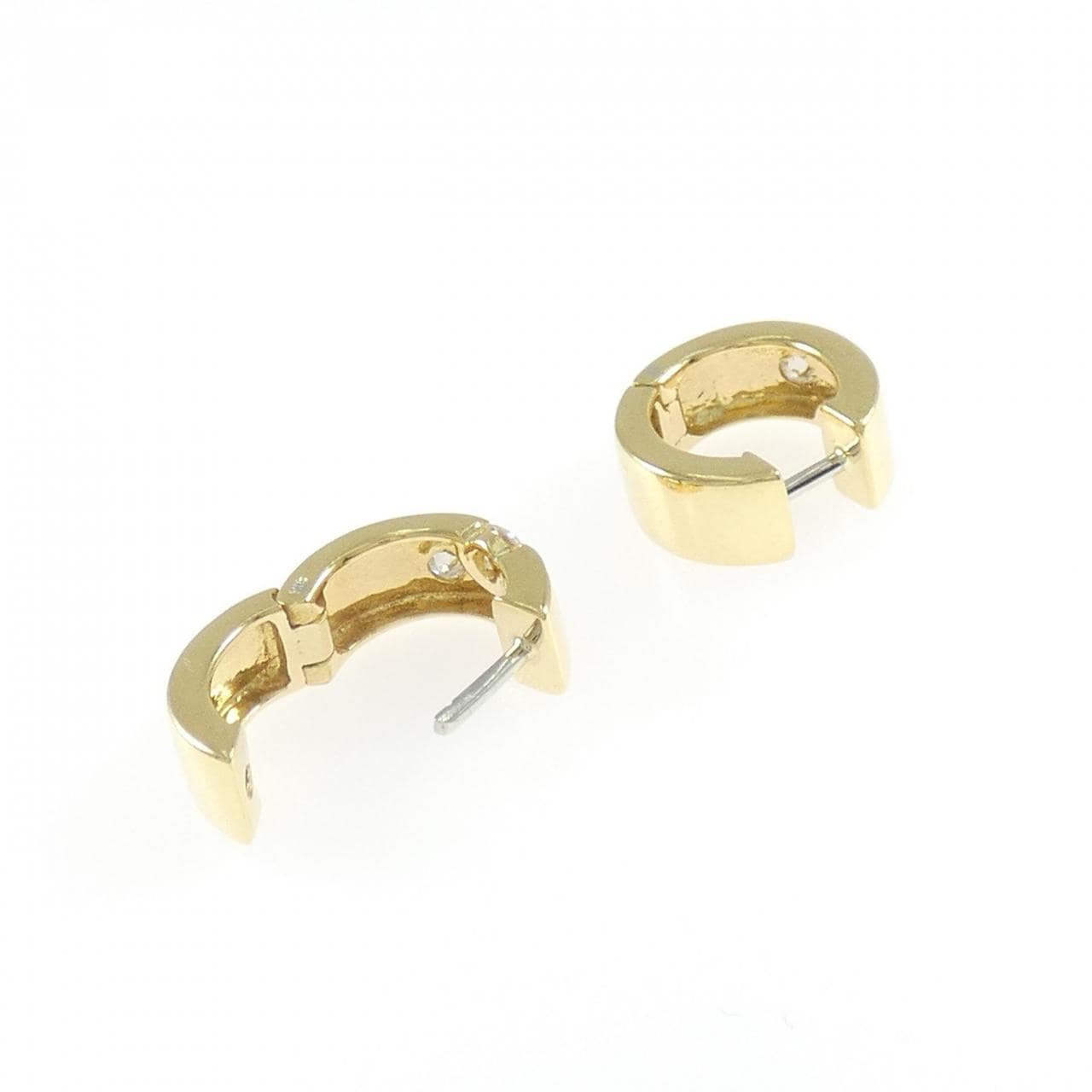K18YG/K18WG ダイヤモンド ピアス 0.26CT