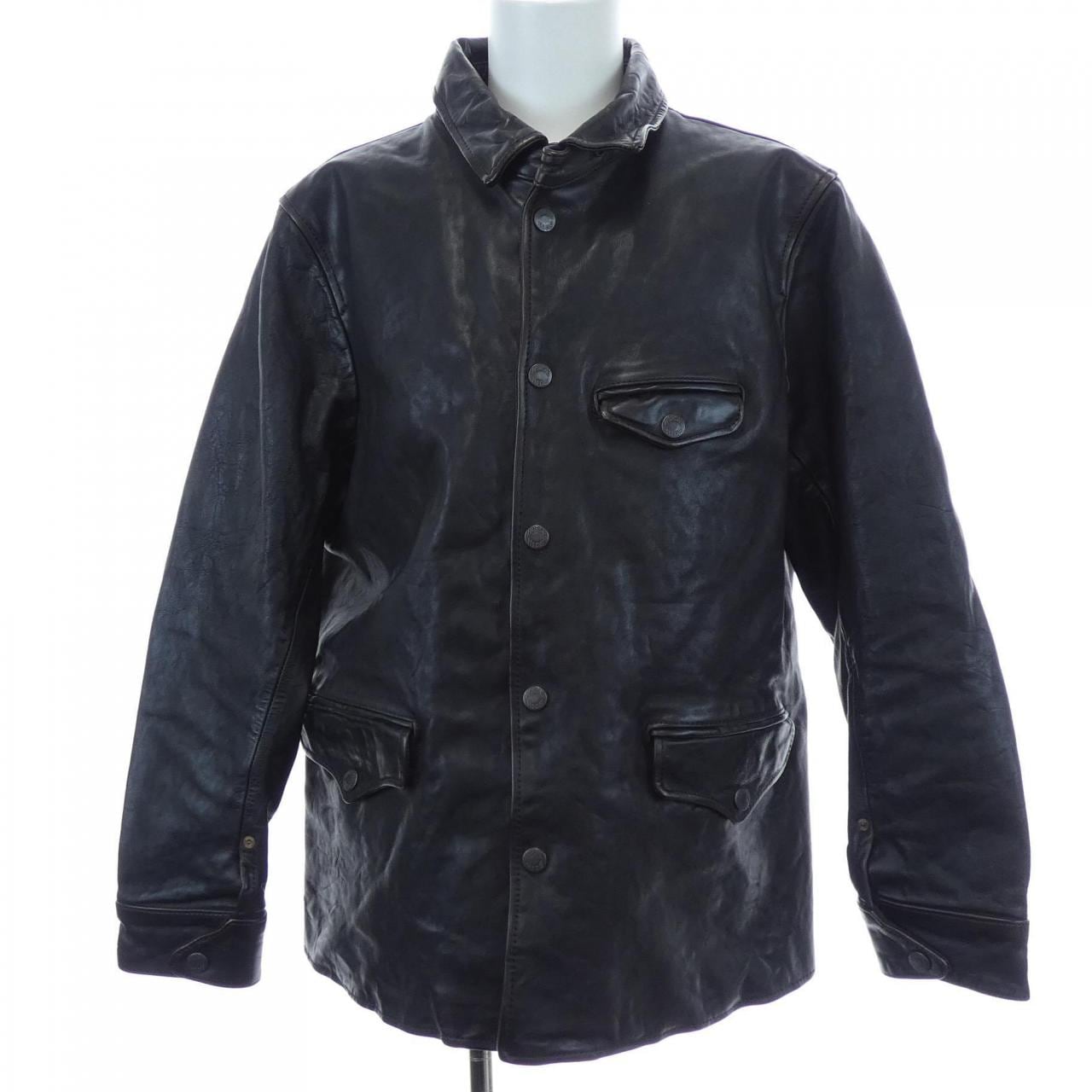 PINEAL JET LEATHER レザーライダースジャケット