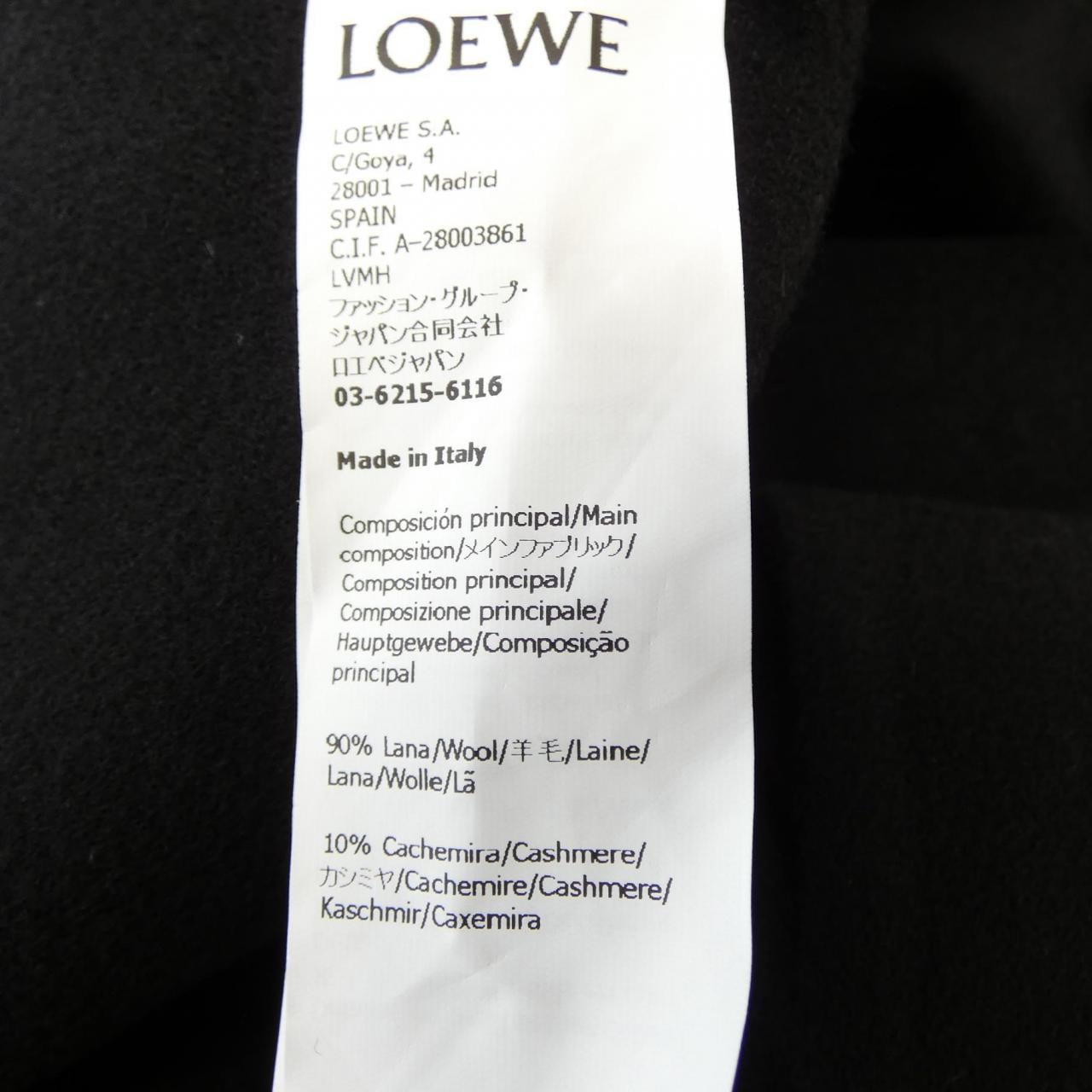 ロエベ LOEWE S359Y01XC2 コート