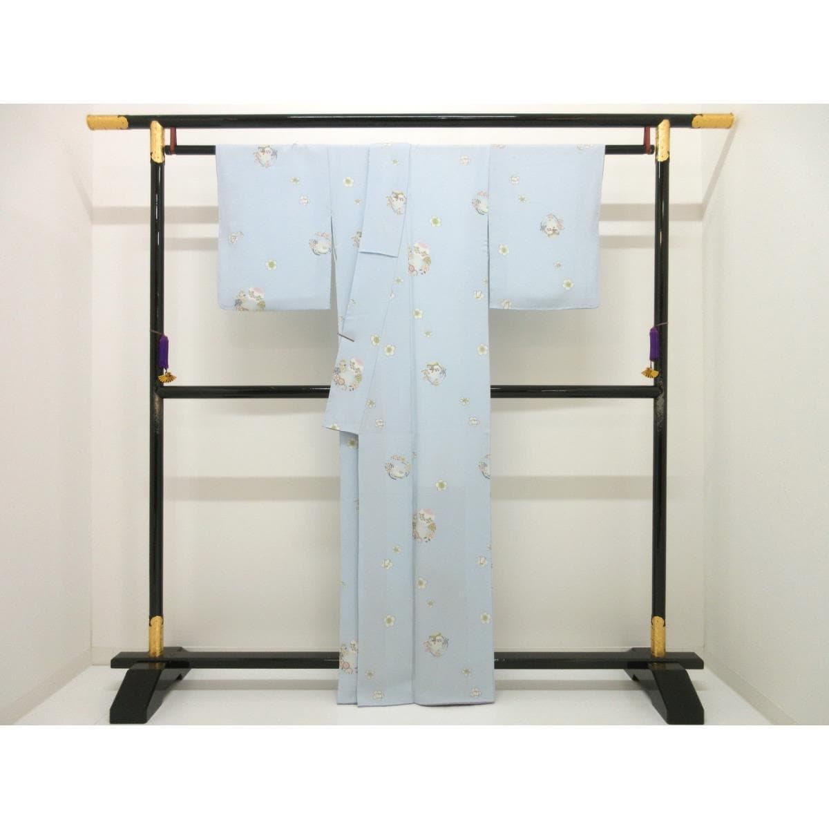 小紋　友禅加工