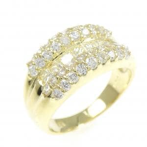K18YG ダイヤモンド リング 1.00CT