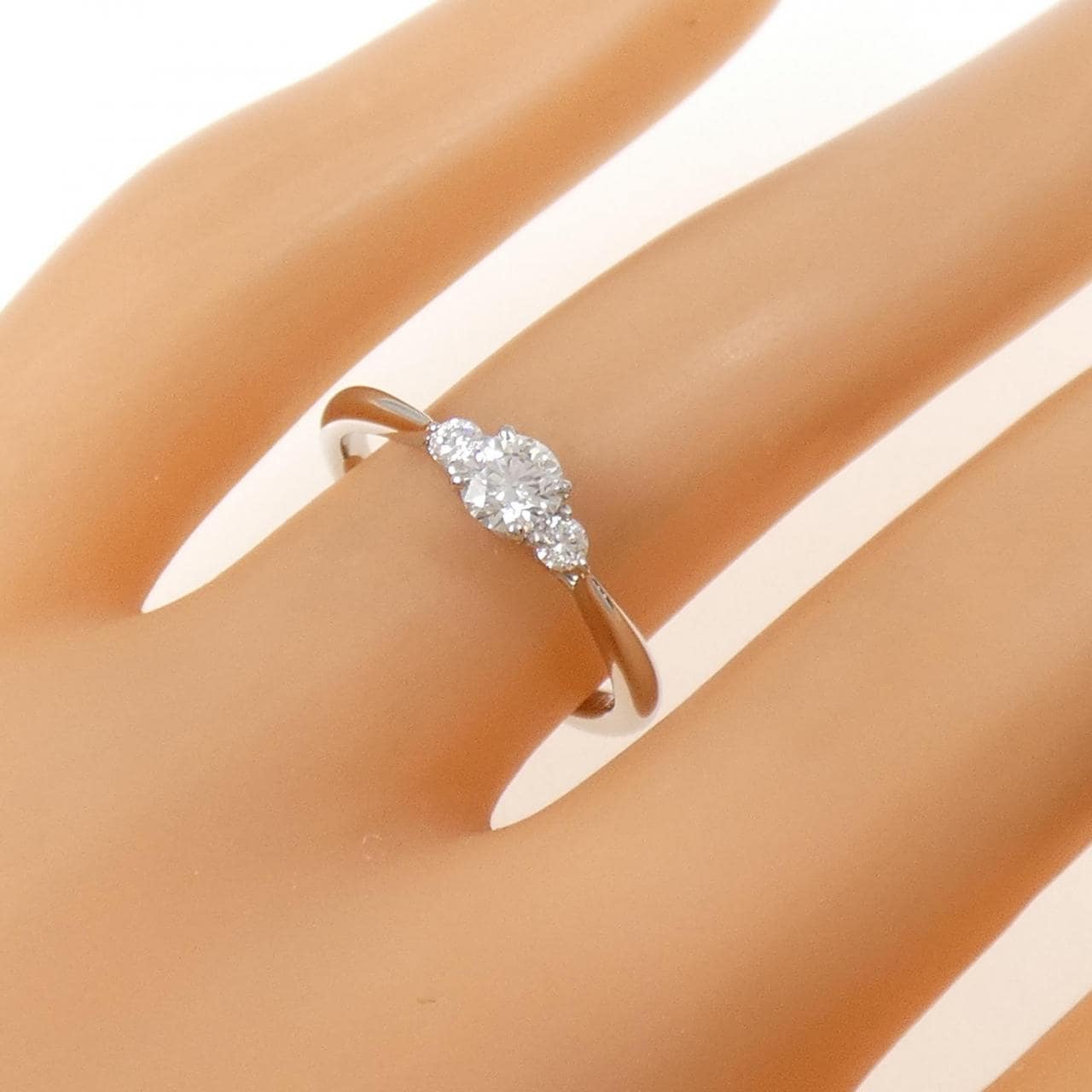 PT950 ダイヤモンド リング 0.279CT D VS2 3EXT