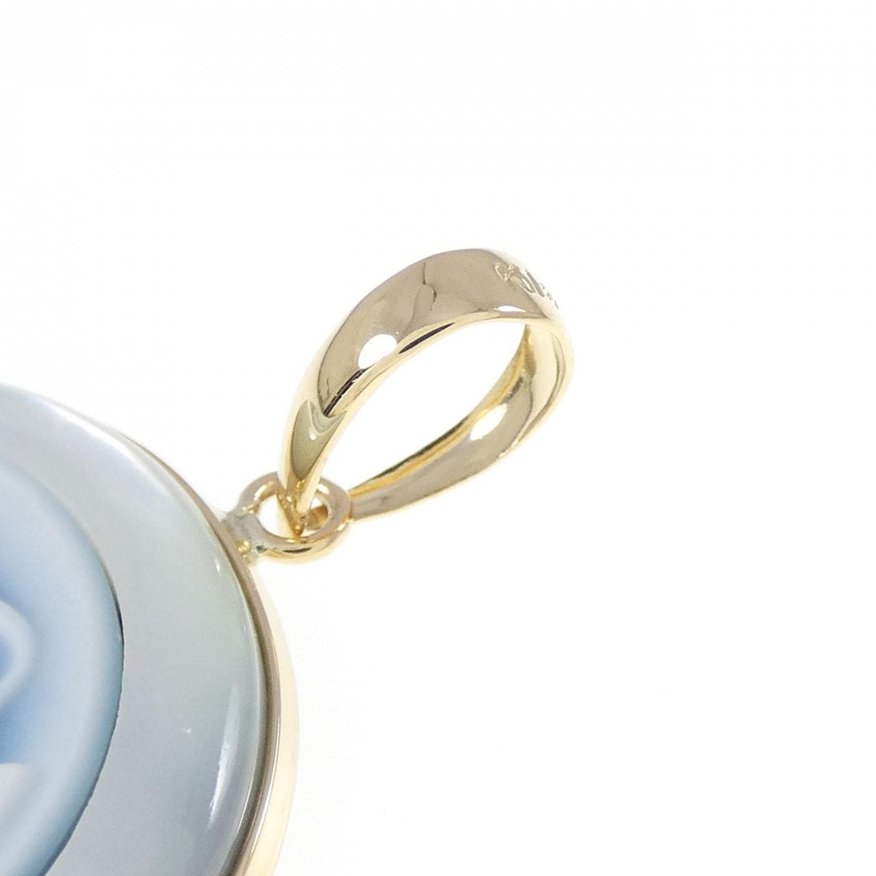 K18YG メノウカメオ ペンダント