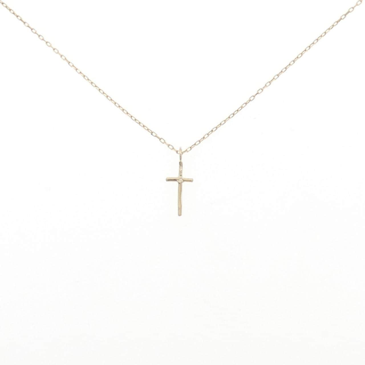 K10YG クロス ネックレス