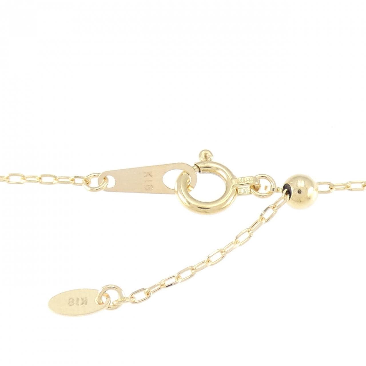 K18YG ダイヤモンド ネックレス 0.10CT