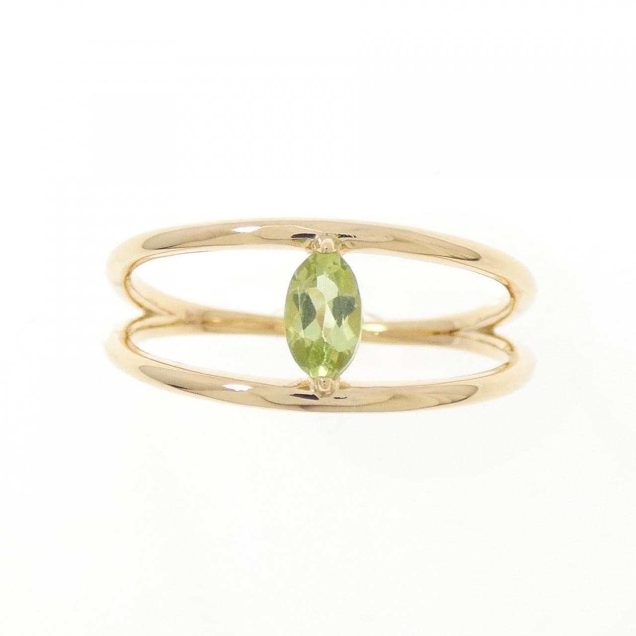 【新品】K18YG ペリドット リング