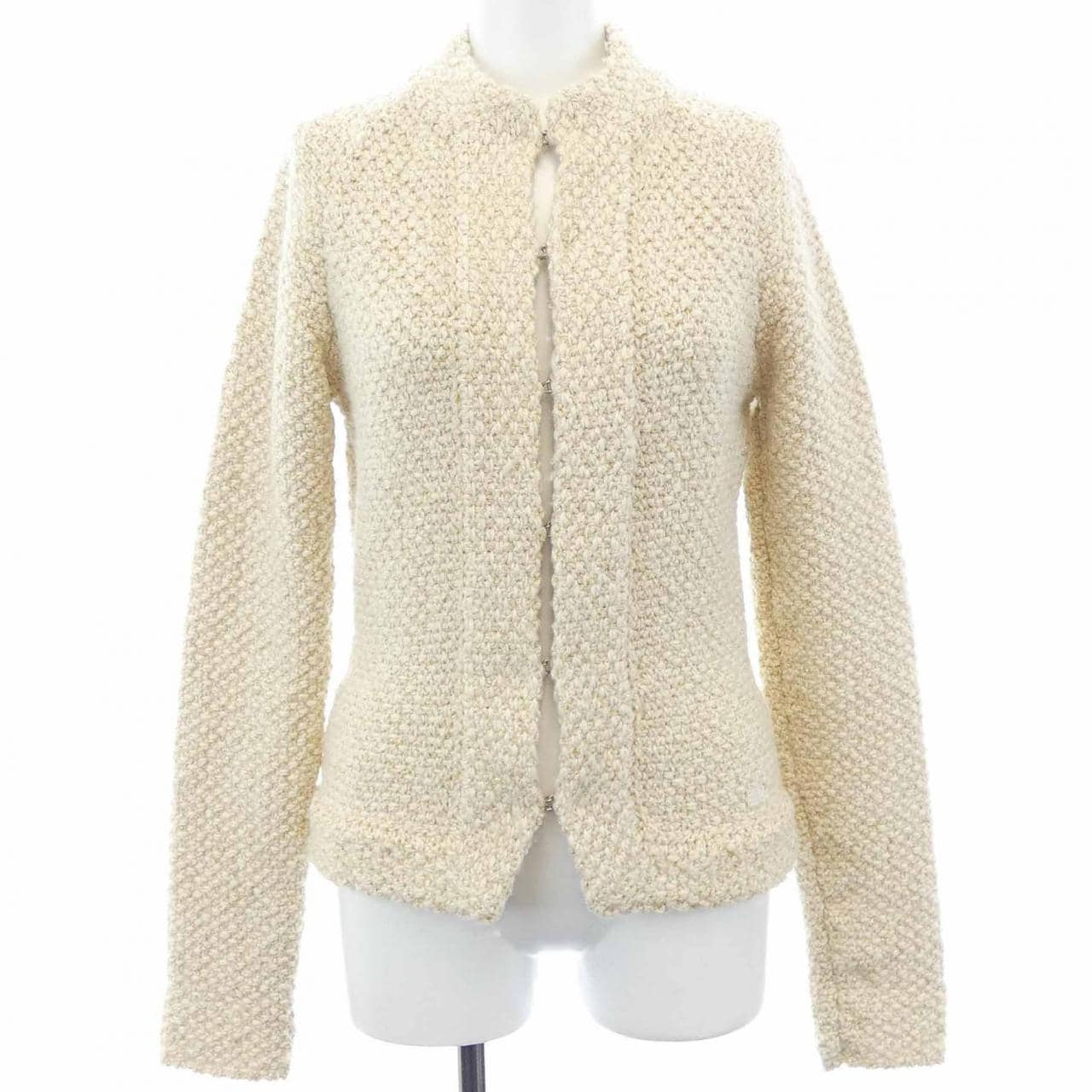 【ヴィンテージ】シャネル CHANEL P21873V01381 03A ノーカラージャケット