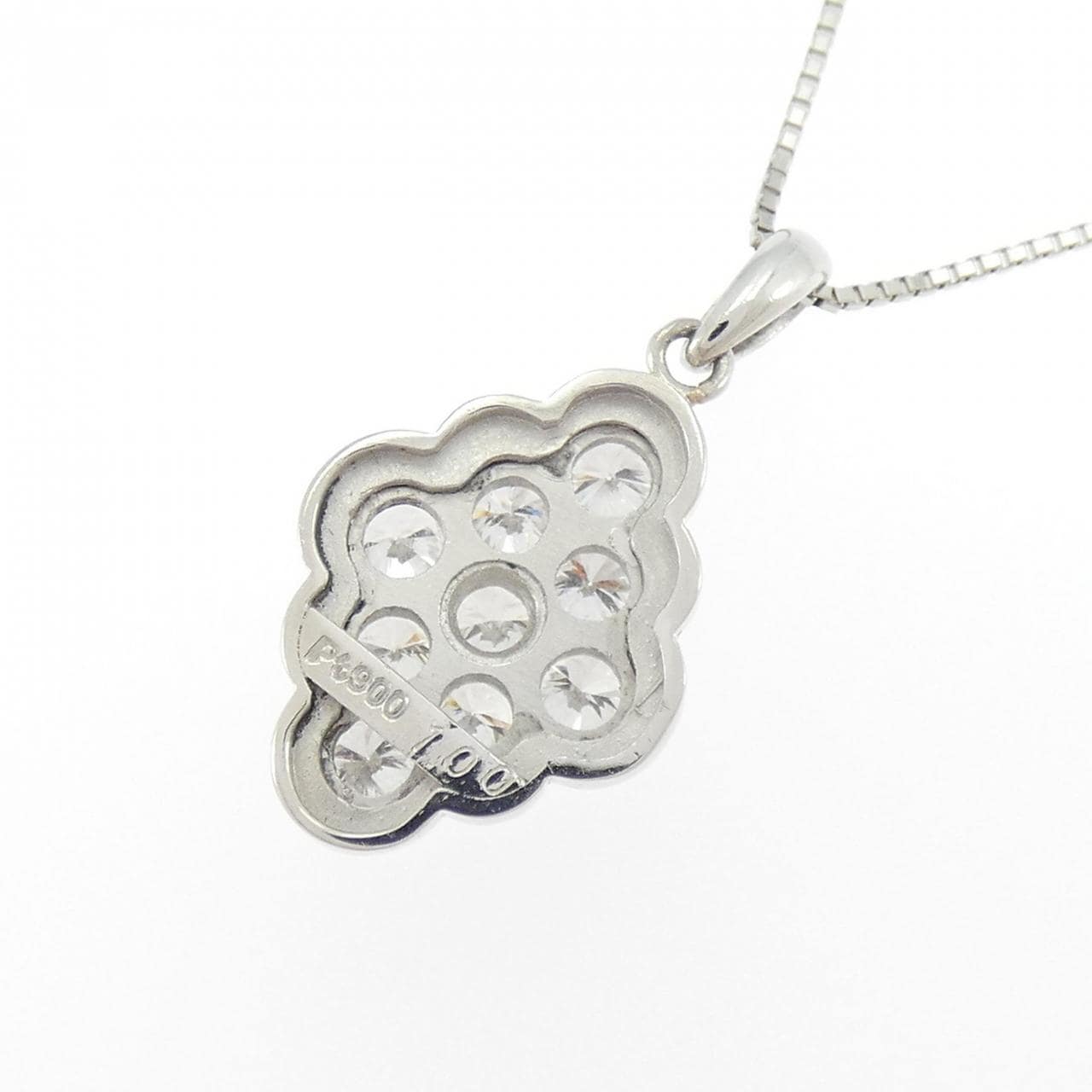 PT900/PT850 ダイヤモンド ネックレス 1.00CT