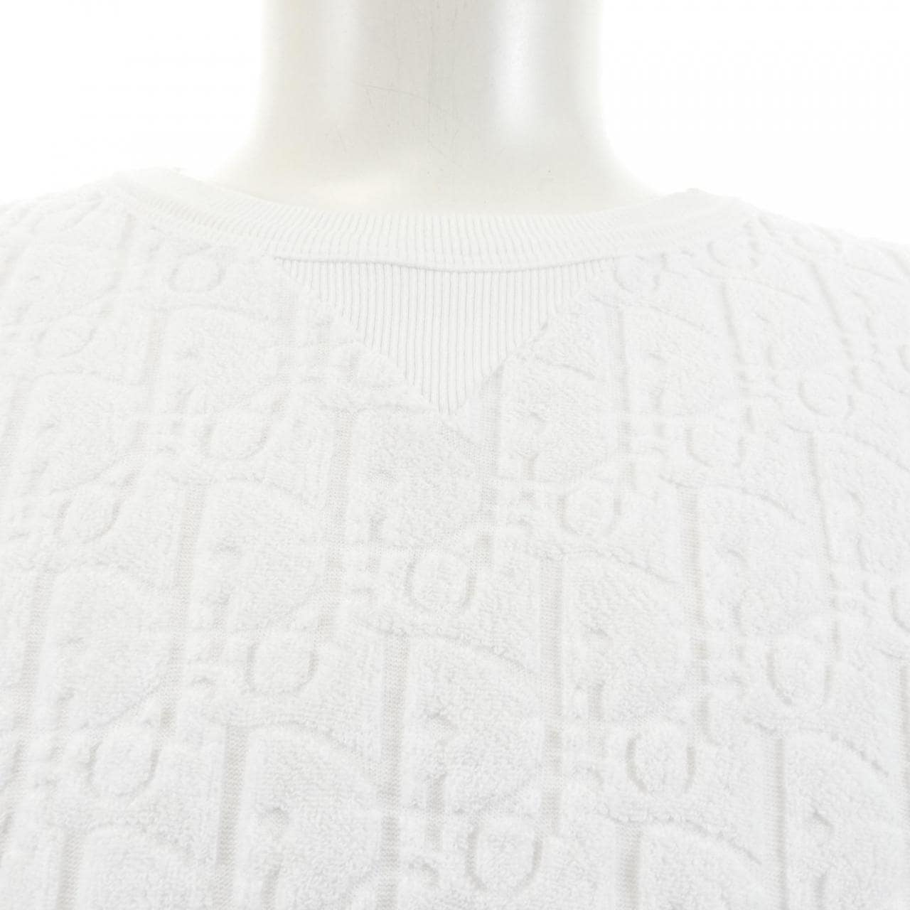 ディオール DIOR ディオールオブリークテリーコットンジャガード　OBLIQUE 113J692A0614 Tシャツ