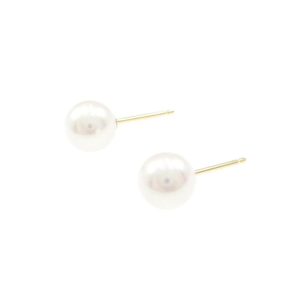 K18YG アコヤパール ピアス 7.3mm