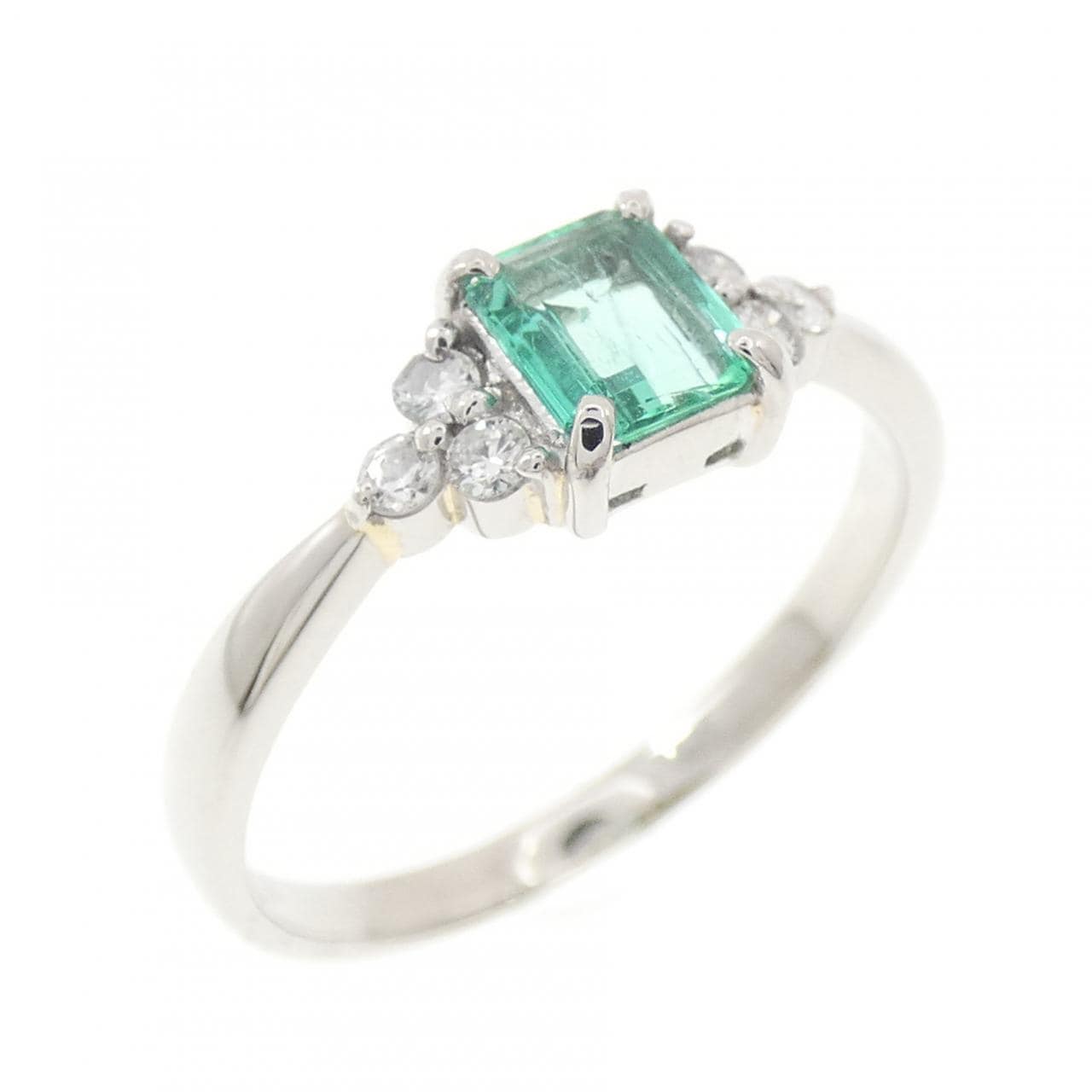 PT900 エメラルド リング 0.53CT