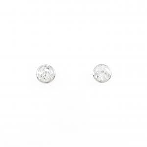 【リメイク】PT/ST ダイヤモンド ピアス 0.321CT 0.32CT H I1 VG