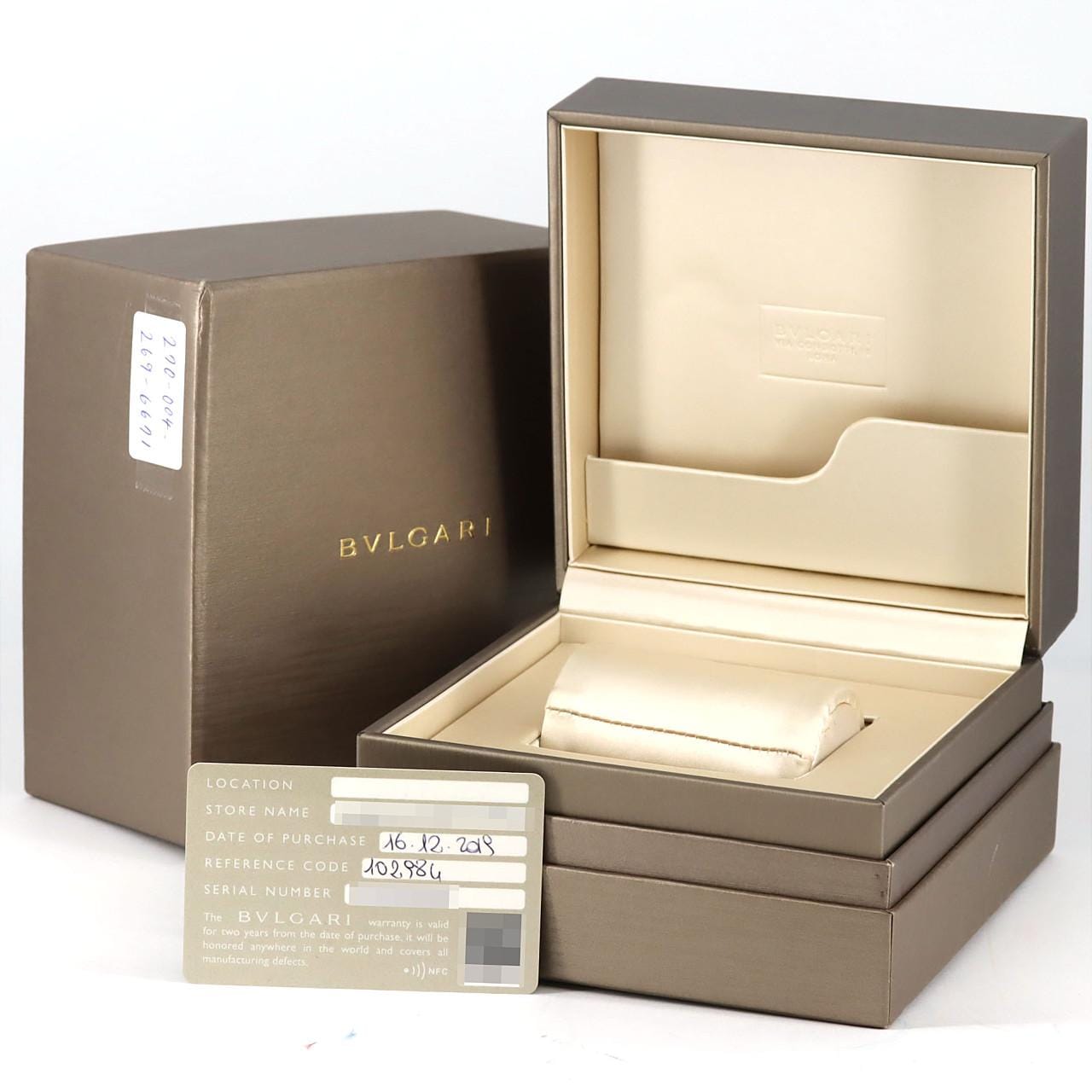 ブルガリ セルペンティトゥボガス PGコンビ/D Sサイズ SP35SPG/102984 SSxPG クォーツ