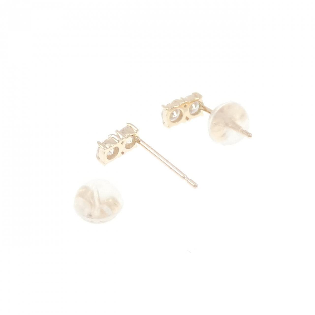 【リメイク】K10YG ダイヤモンド ピアス 0.30CT