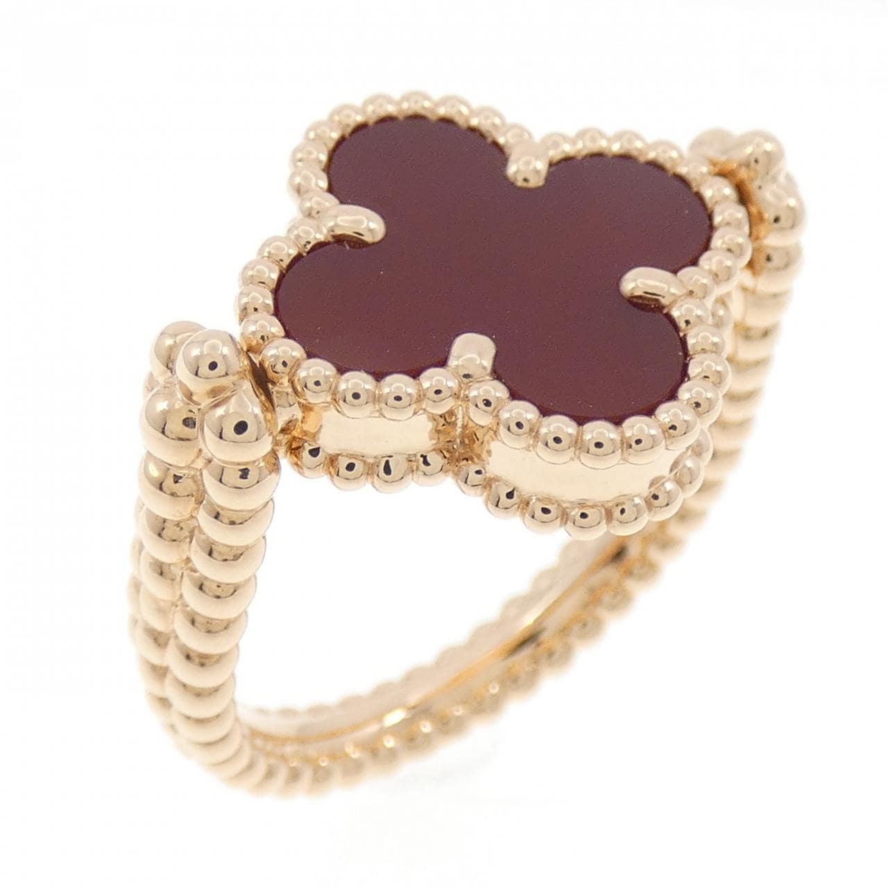 ヴァンクリーフ&アーペル ヴィンテージアルハンブラ リバーシブル リング