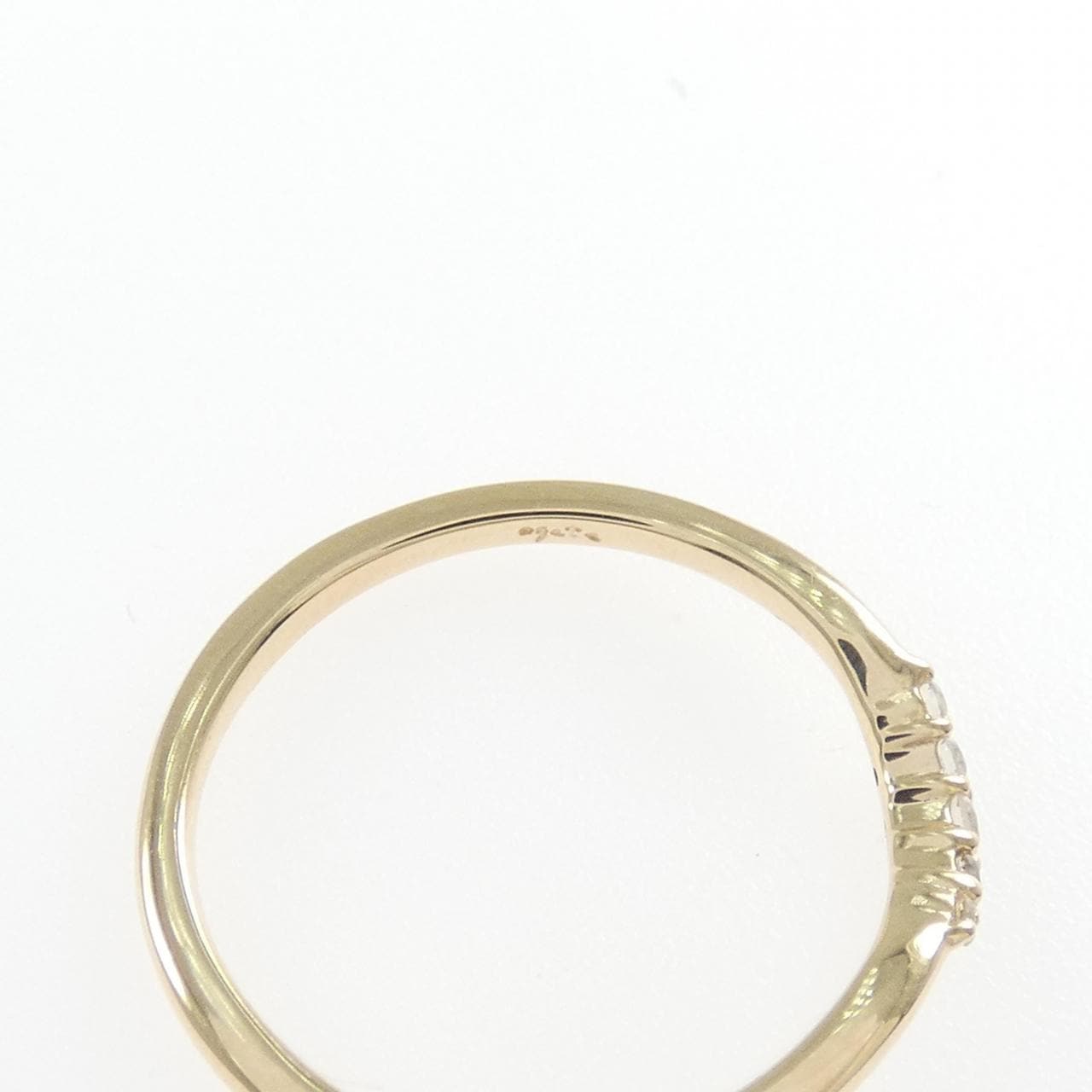 アガット ダイヤモンド リング 0.03CT