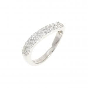 K18WG ダイヤモンド ピンキーリング 0.28CT