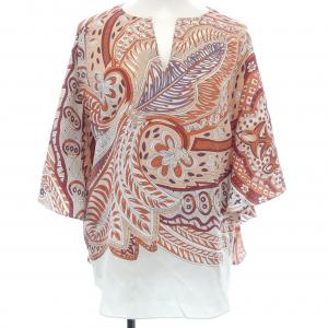 エルメス HERMES LE JARDIN MAHARANI RECADRE *76-7608 ツイルレーヌ. トップス