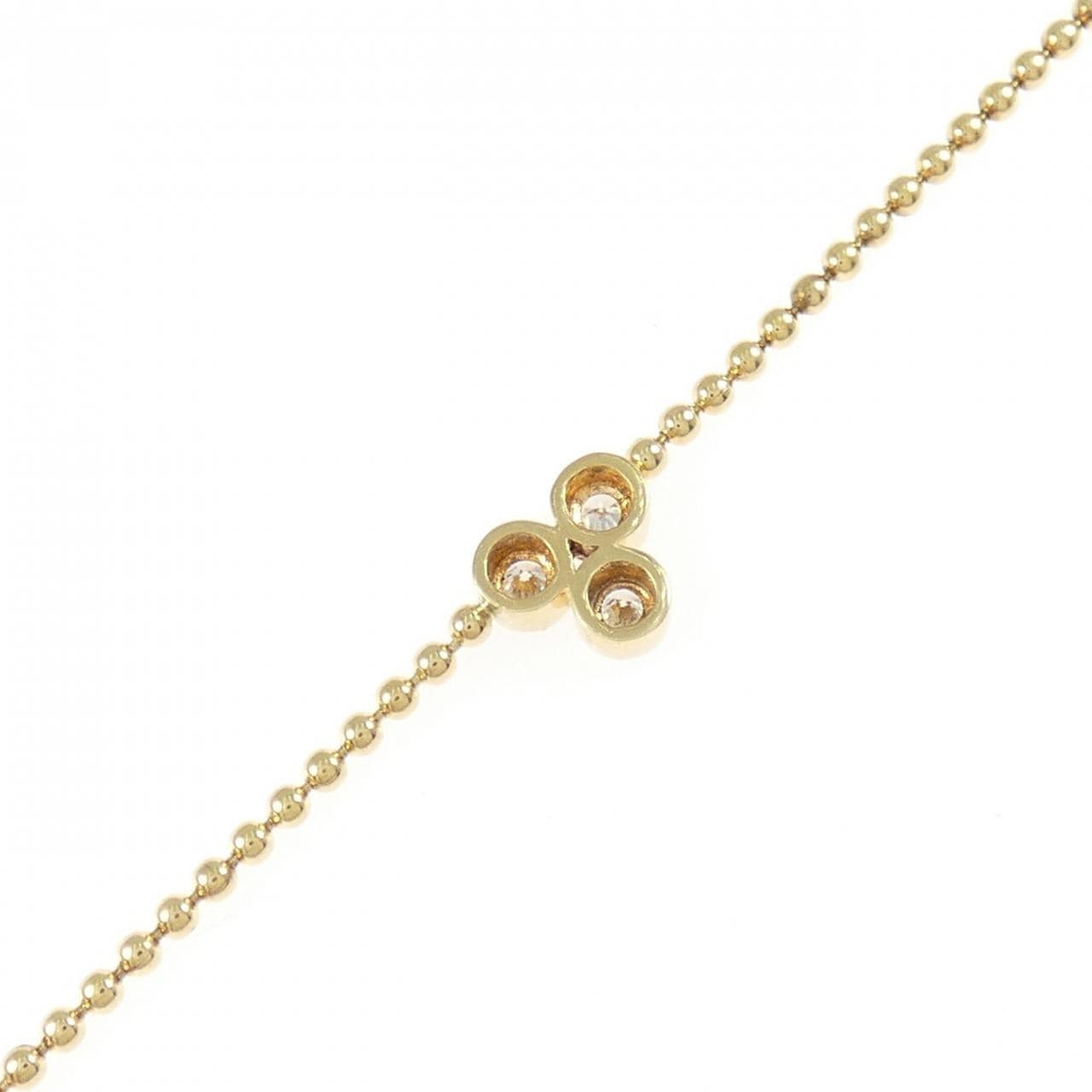 K18YG ダイヤモンド ブレスレット 0.12CT