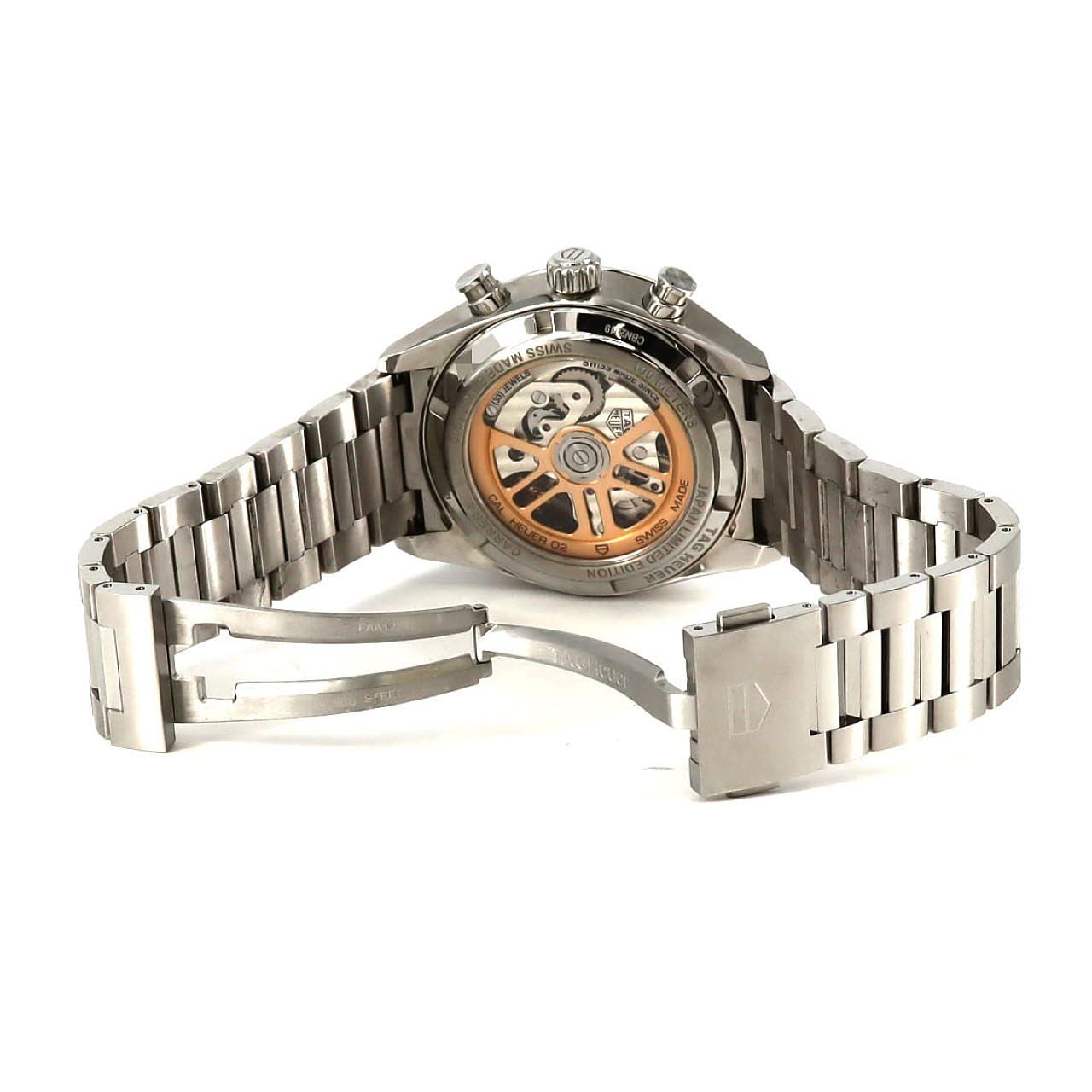 【ノーメンテナンス特価】タグ･ホイヤー カレラ･キャリバーホイヤー02クロノグラフ JAPAN LIMITED CBN2019.BA0642 SS 自動巻