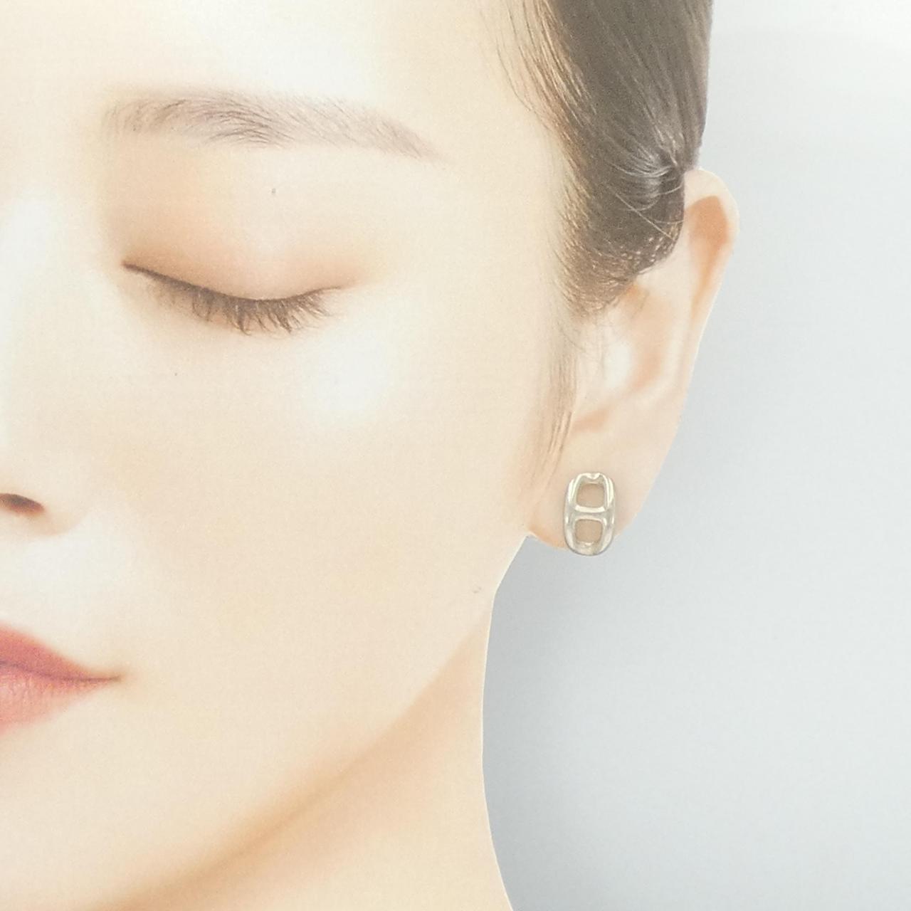 【ヴィンテージ】エルメス シェーヌダンクル ピアス