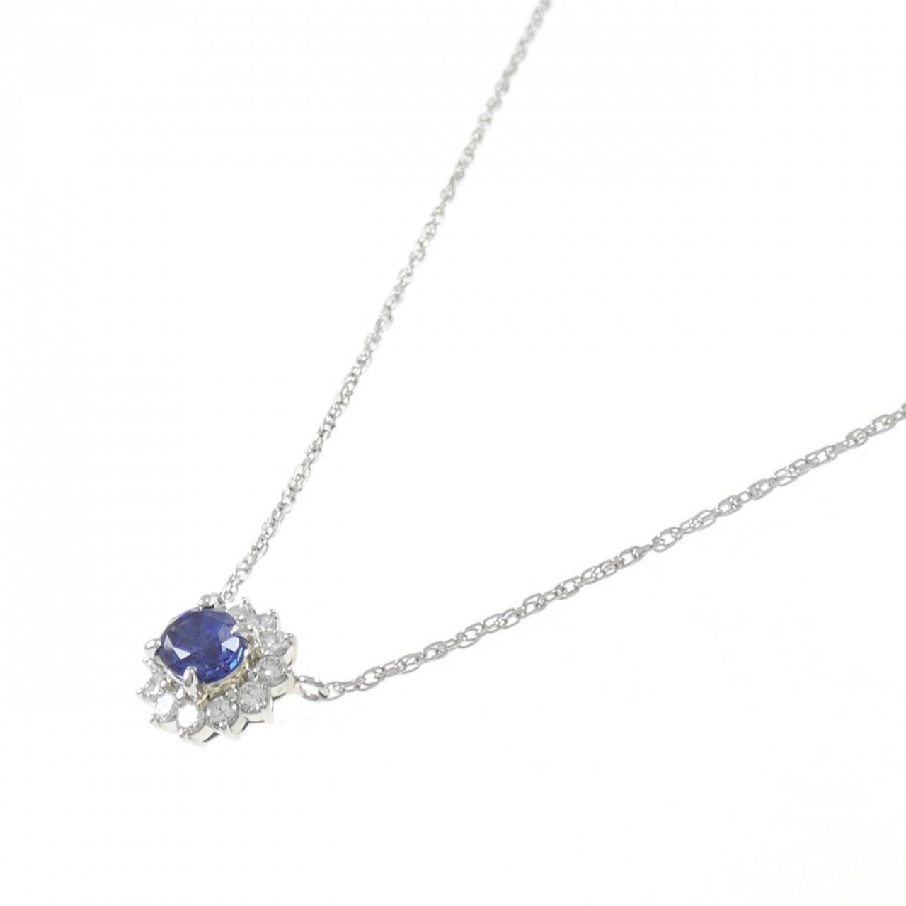 PT Sapphire Necklace 1.20CT