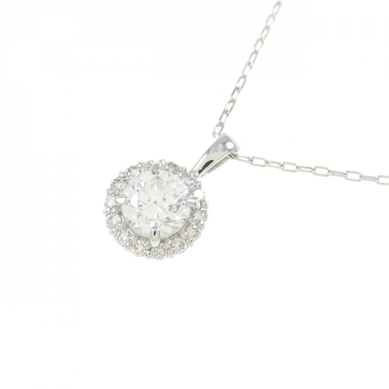 【新品】PT ダイヤモンド ネックレス 0.306CT G SI2 Good