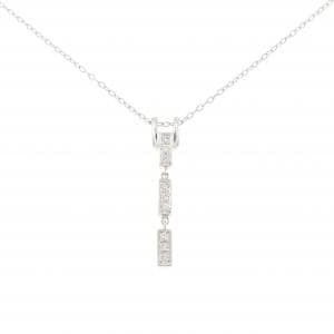 K18WG ダイヤモンド ネックレス 0.09CT