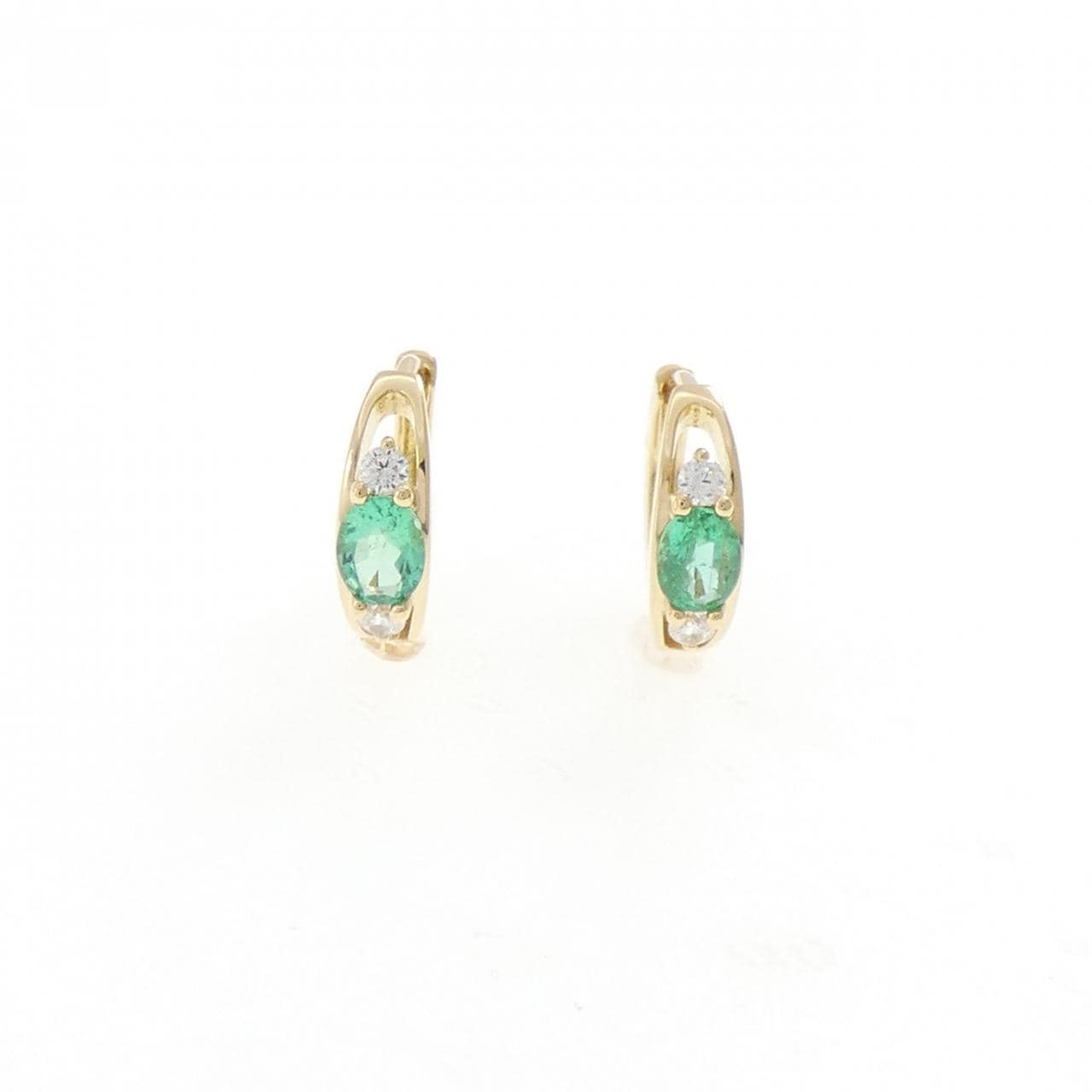 K18YG エメラルド ピアス