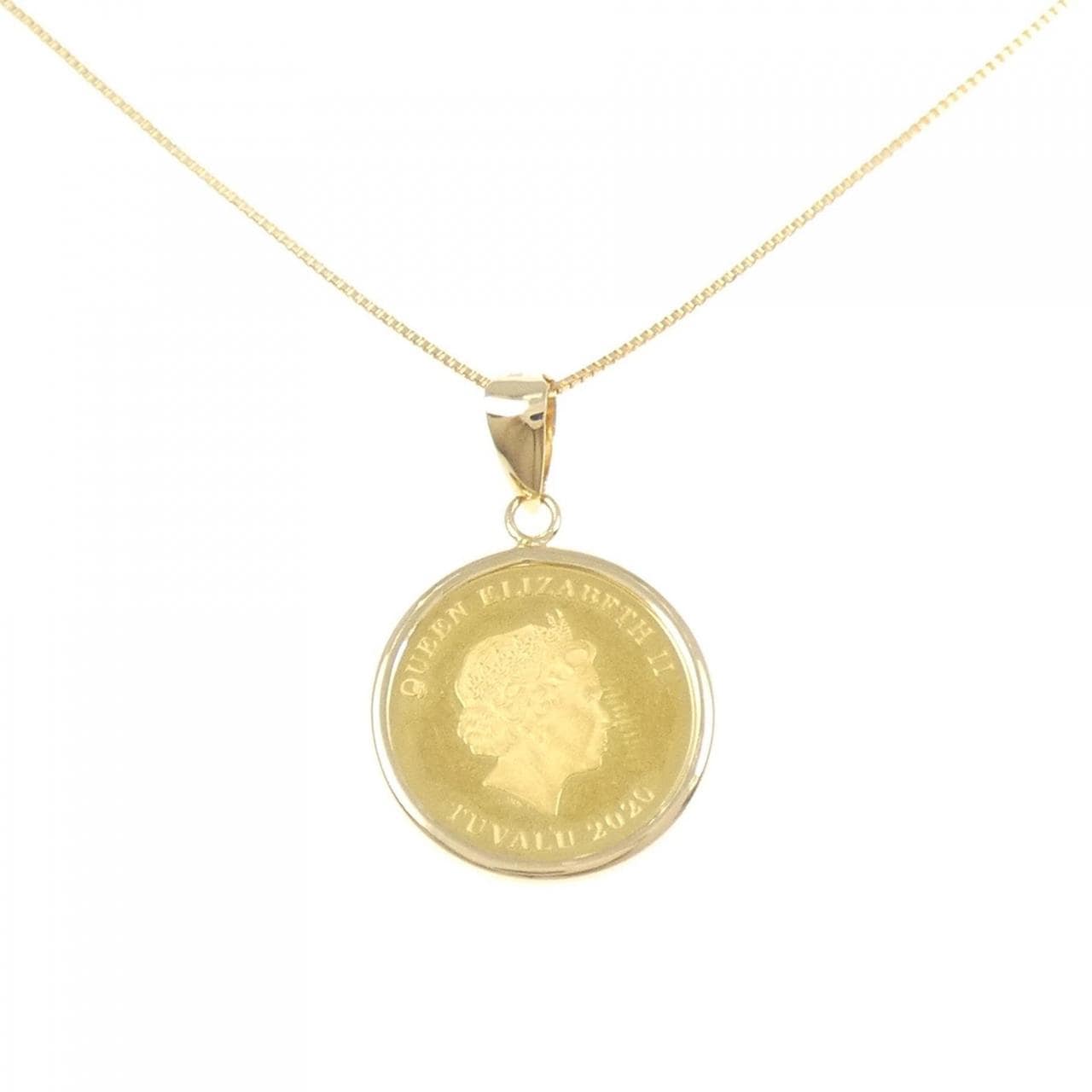 K18(枠)/K18 コイン ネックレス