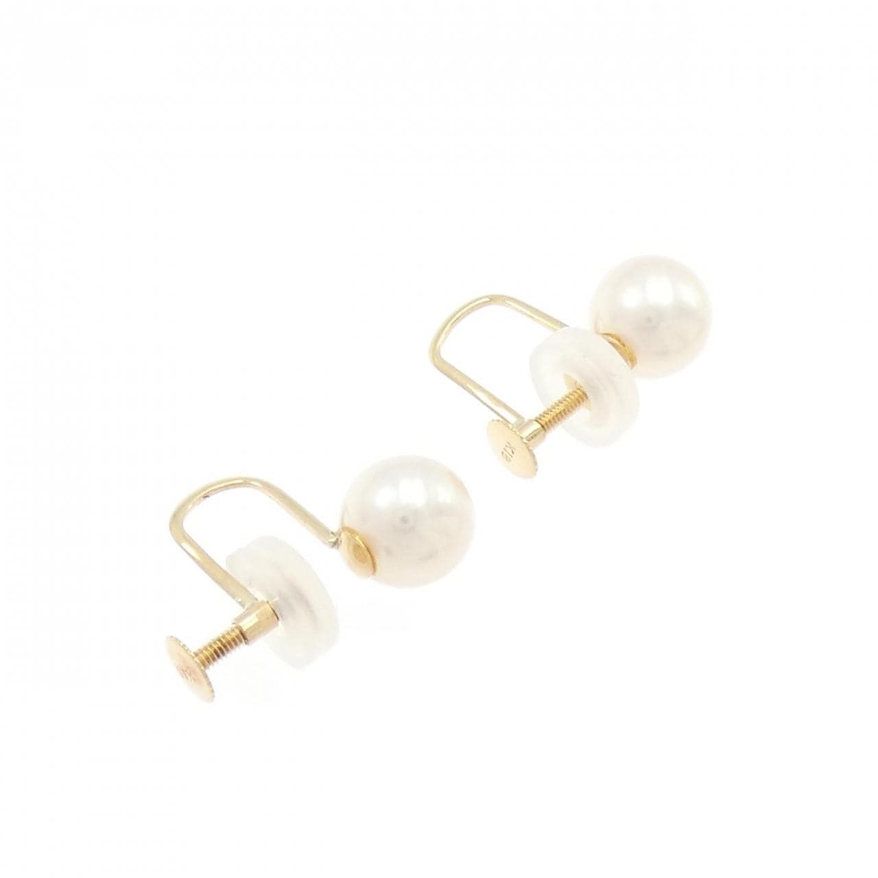 K18YG アコヤパール イヤリング 7.5mm