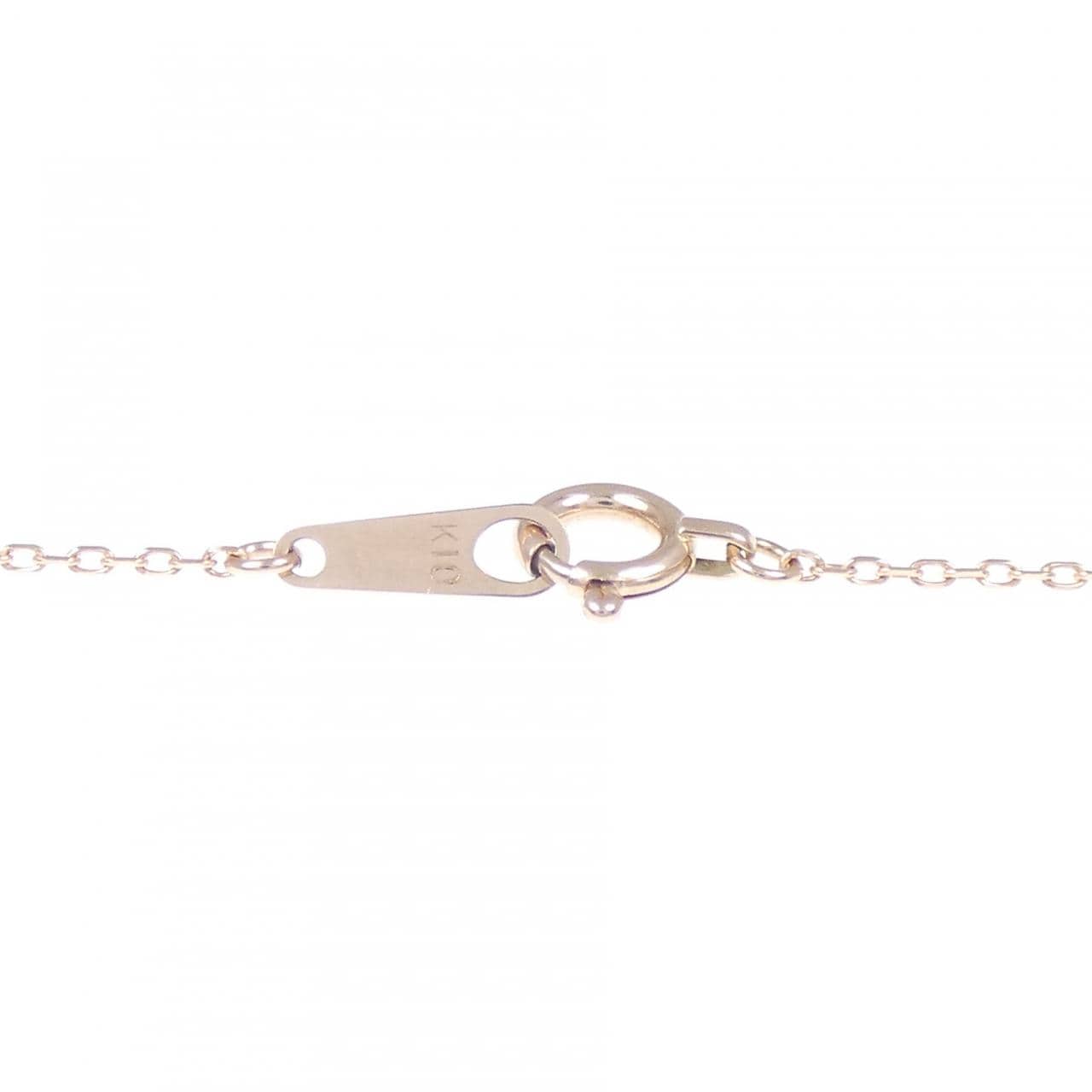 K10PG ダイヤモンド ネックレス 0.10CT