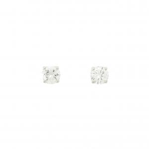 【リメイク】PT/ST ダイヤモンド ピアス 0.509CT 0.550CT G VS1 VG-GOOD