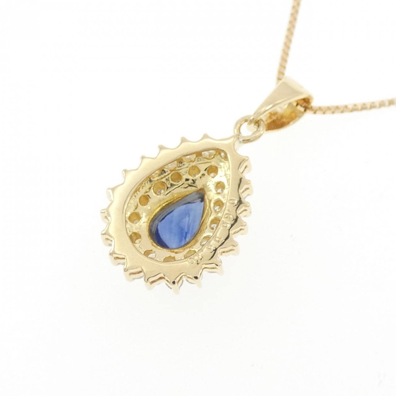 K18YG サファイヤ ネックレス 0.60CT