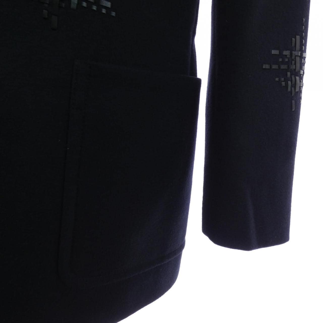 エルメス HERMES トレサージュ キュイール 364164HI スタジアム ジャケット