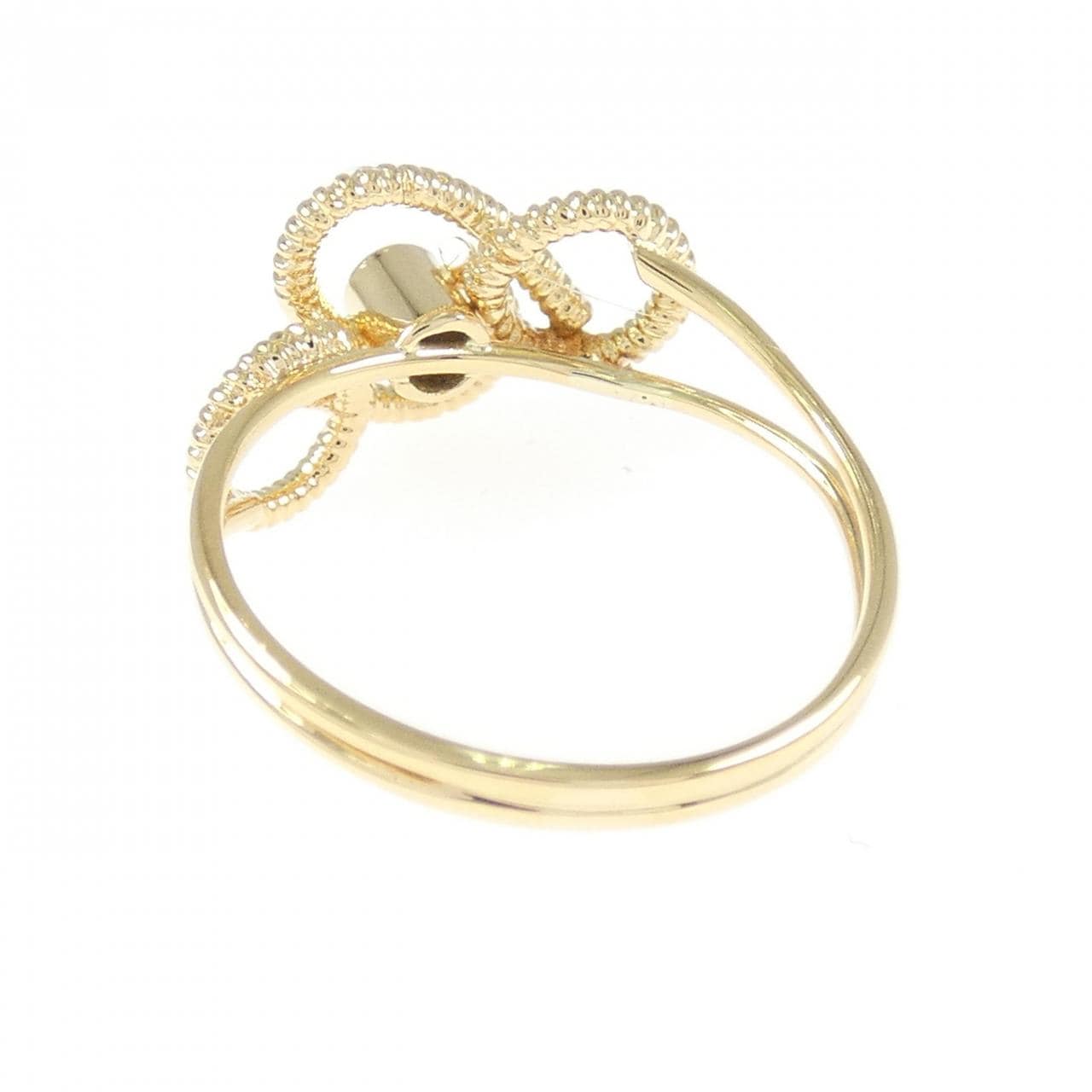 K18YG ダイヤモンド リング 0.03CT