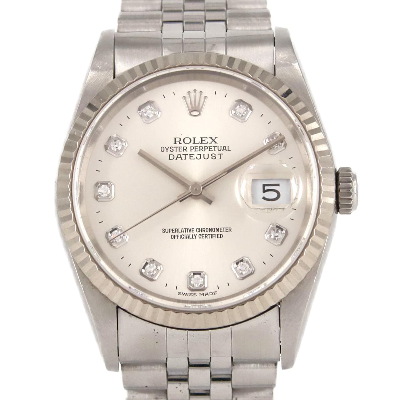 【ノーメンテナンス還元価格】ロレックス デイトジャスト 16234G SSxWG 自動巻 T番