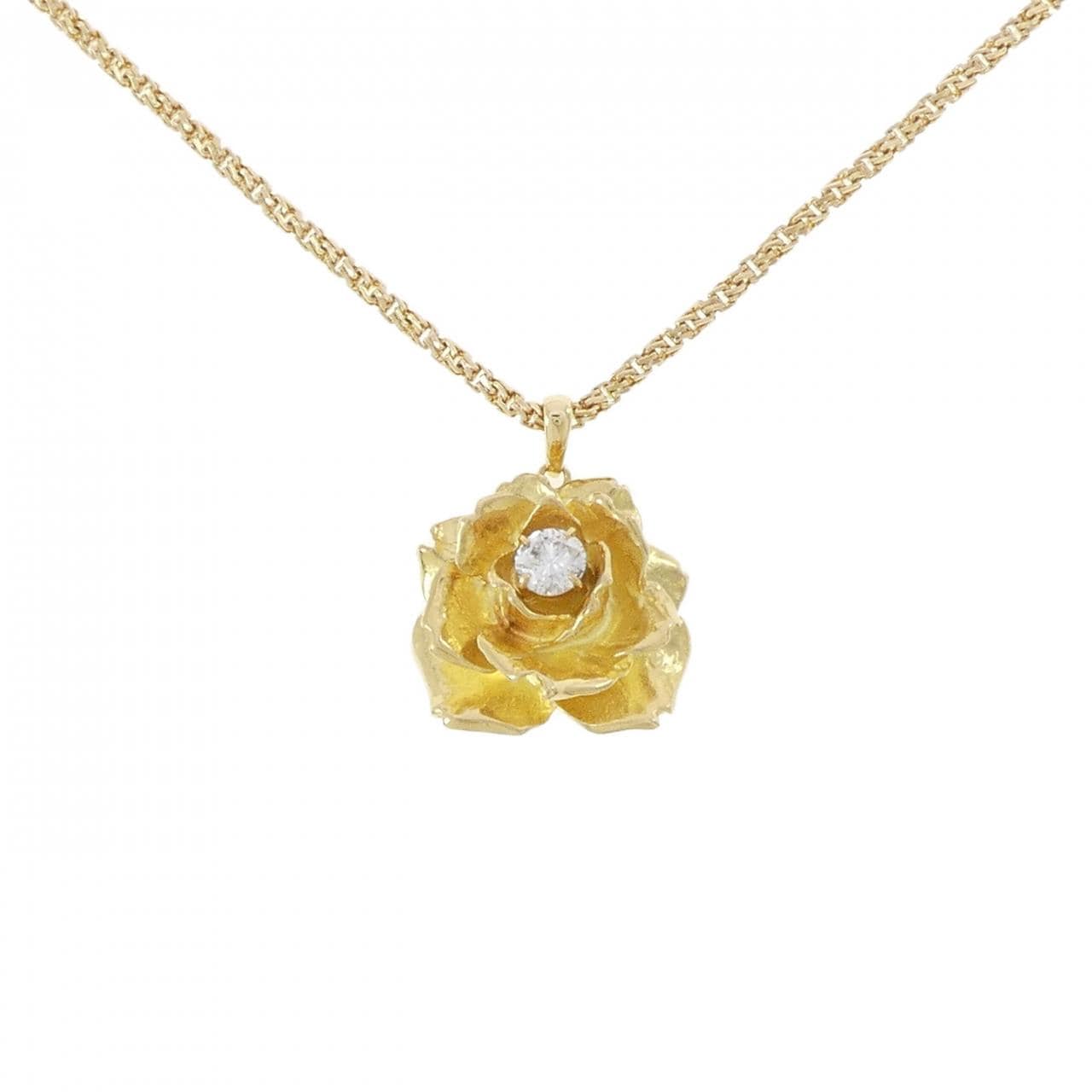 ギンザ タナカ ダイヤモンド ネックレス 0.40CT