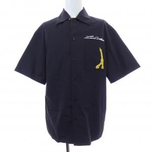 ルイヴィトン LOUIS VUITTON オープンカラーショートスリーブコットンシャツ HQS95WIKE S／Sシャツ