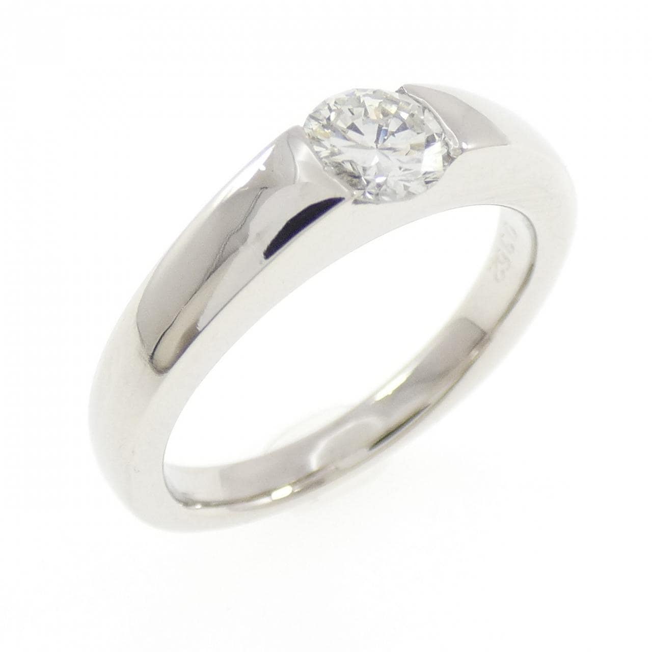 PT900 ソリティア ダイヤモンド リング 0.362CT