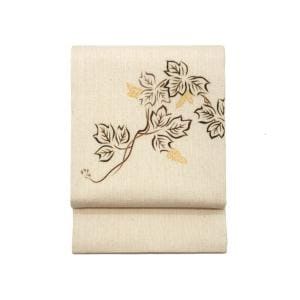 【未使用品】名古屋帯　紬織　開き名古屋