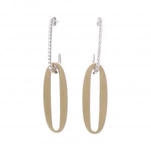 K18YG/K18WG ダイヤモンド ピアス 0.16CT