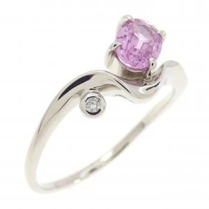 PT900 サファイヤ リング 0.55CT